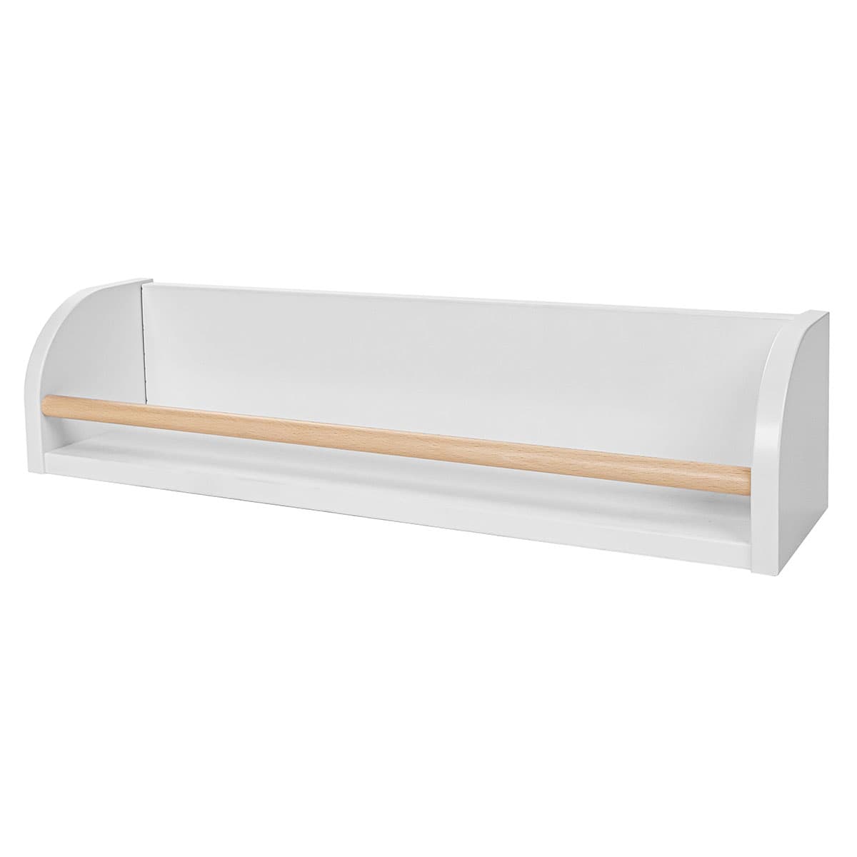 Etagère murale Bellamy Basic Blanc et bois