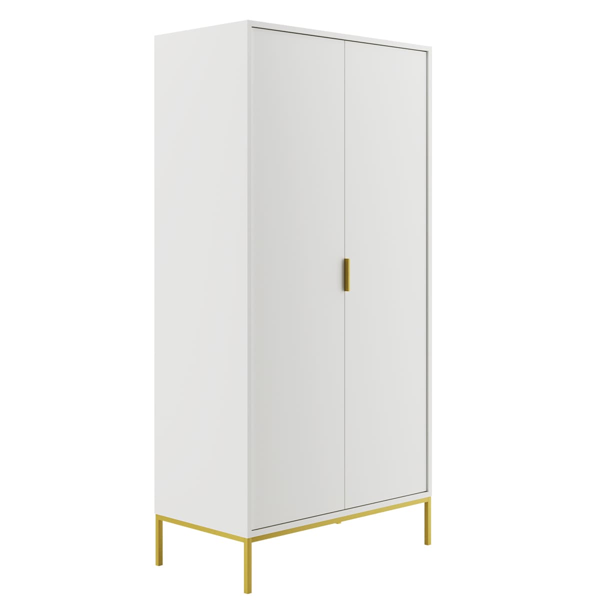Armoire 2 portes Seattle Blanc