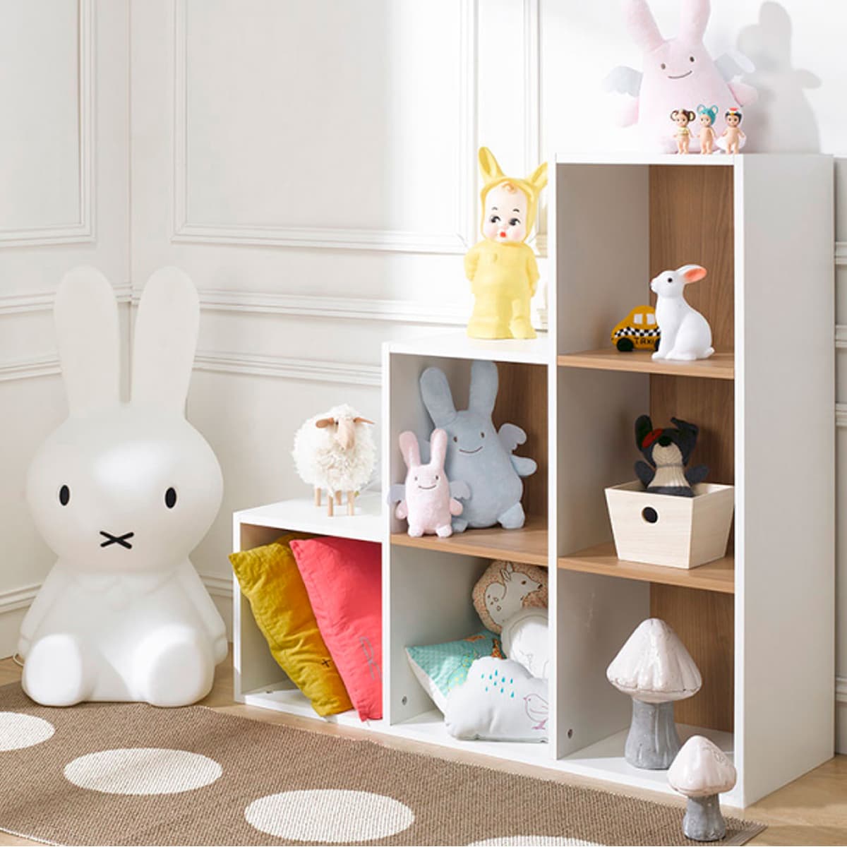 Bibliothèque enfant Junior Provence Escalier - Blanc