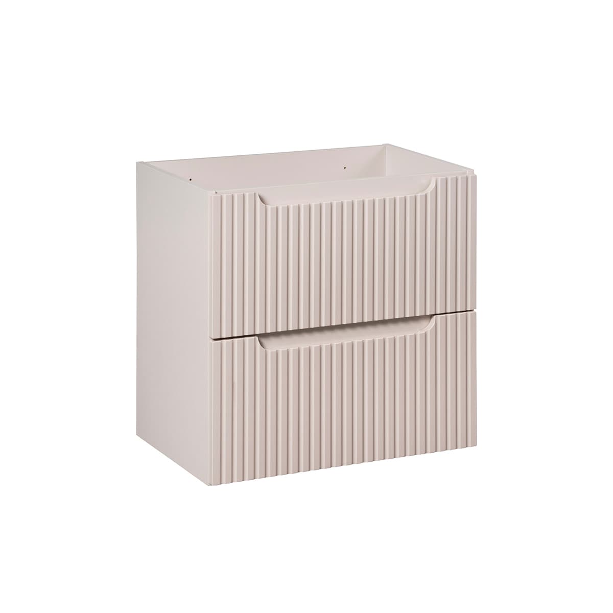 Meuble sous-vasque 60cm 2 tiroirs Riva Cachemire