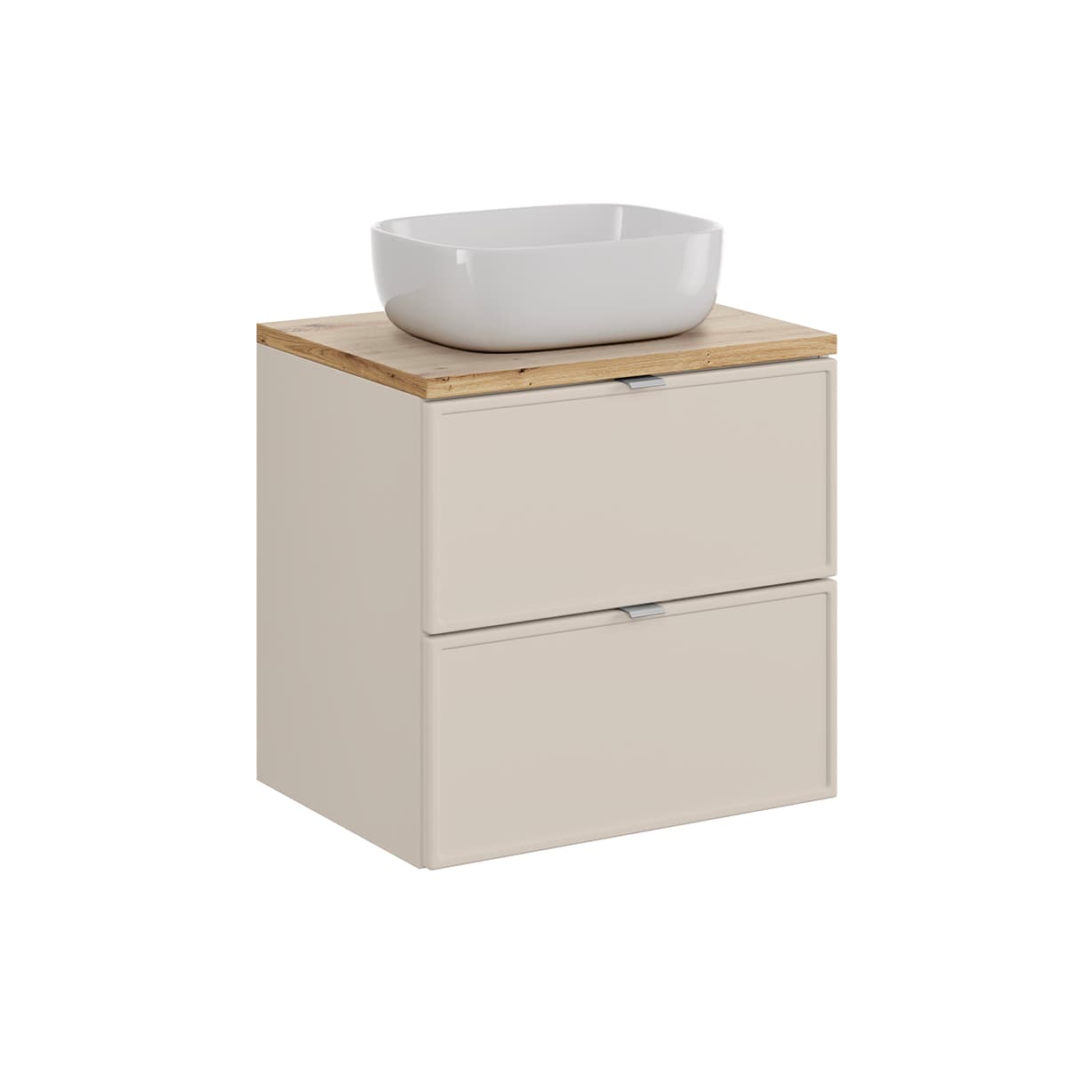Meuble simple vasque 60cm Alba Cachemire