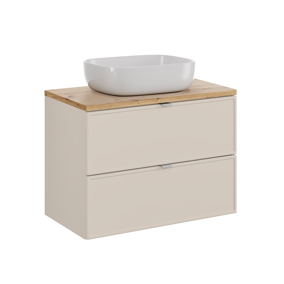 Meuble simple vasque 80cm Alba Cachemire