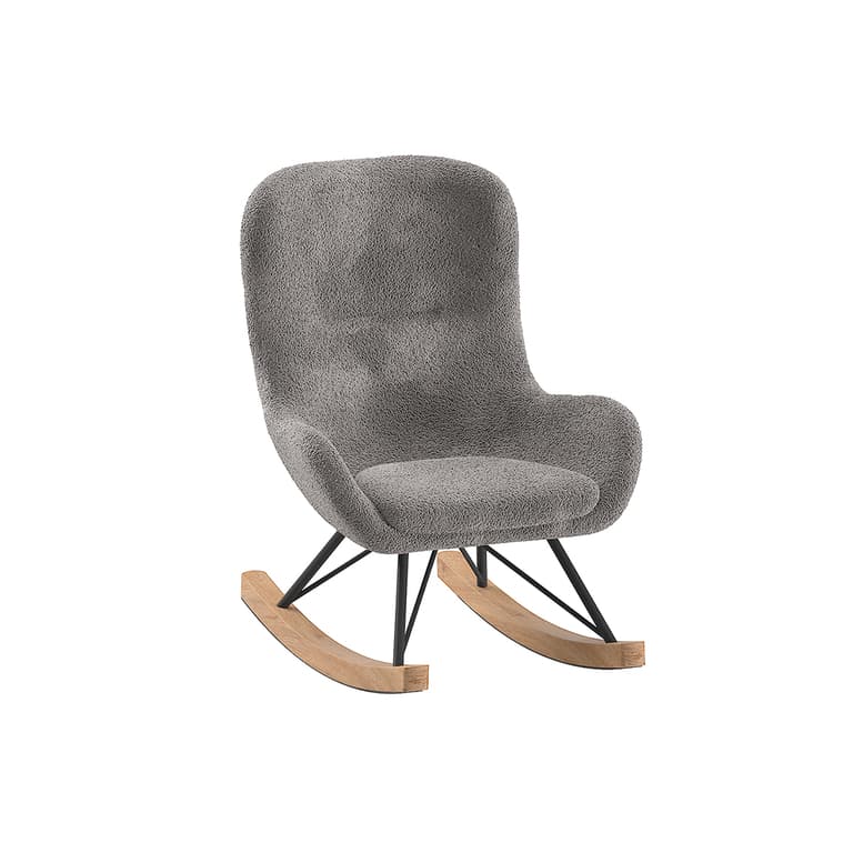 Mini fauteuil à bascule Vipack Rocky Gris foncé