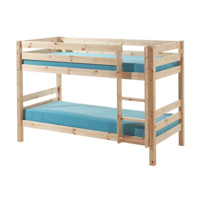 Lit Superposé 90x200 Hauteur 140 cm Sommier Inclus Vipack Pino - Bois