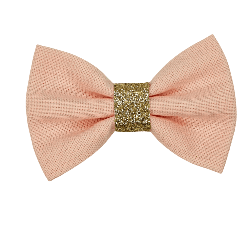 Barrette anti glisse rose pale int or