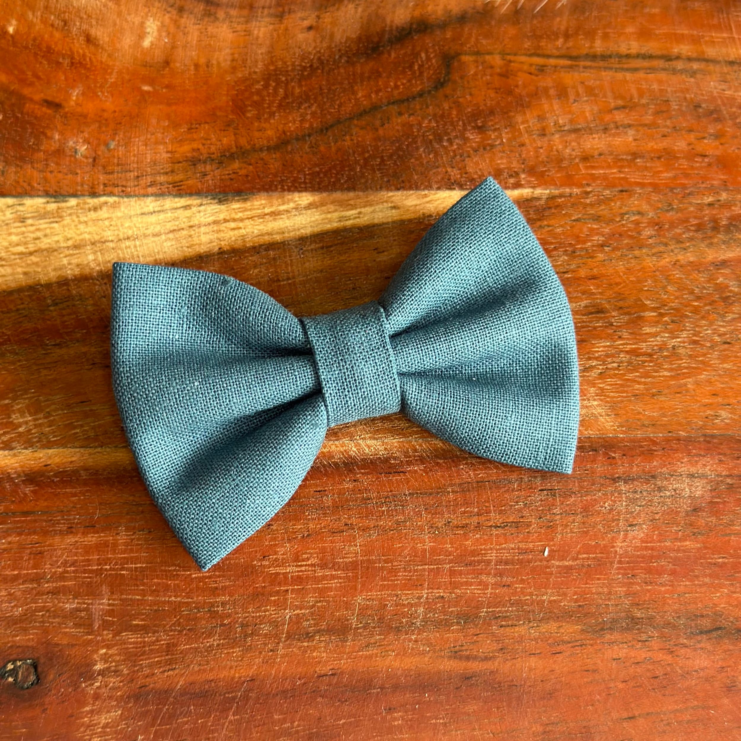 Barrette anti glisse couleur bleu acier