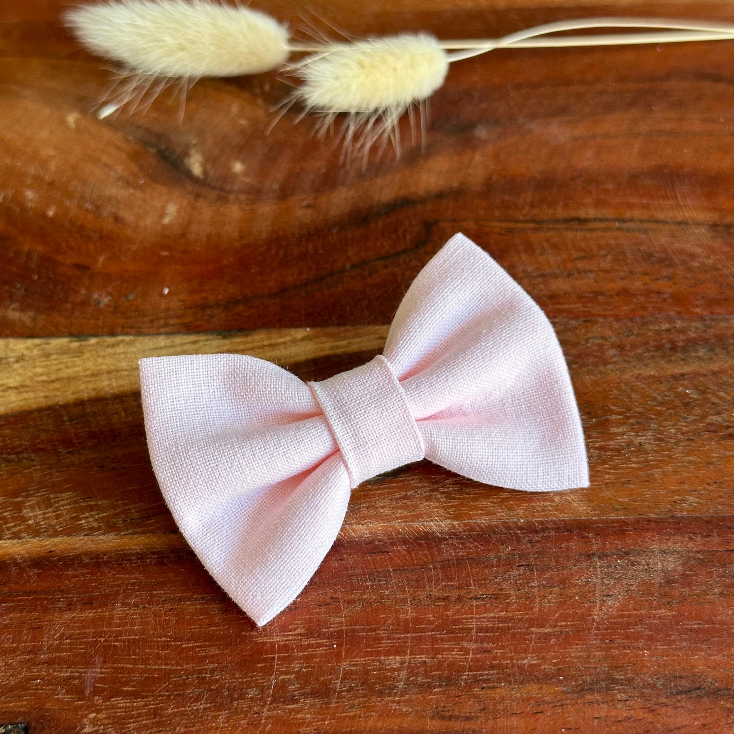 Barrette anti glisse couleur rose pale
