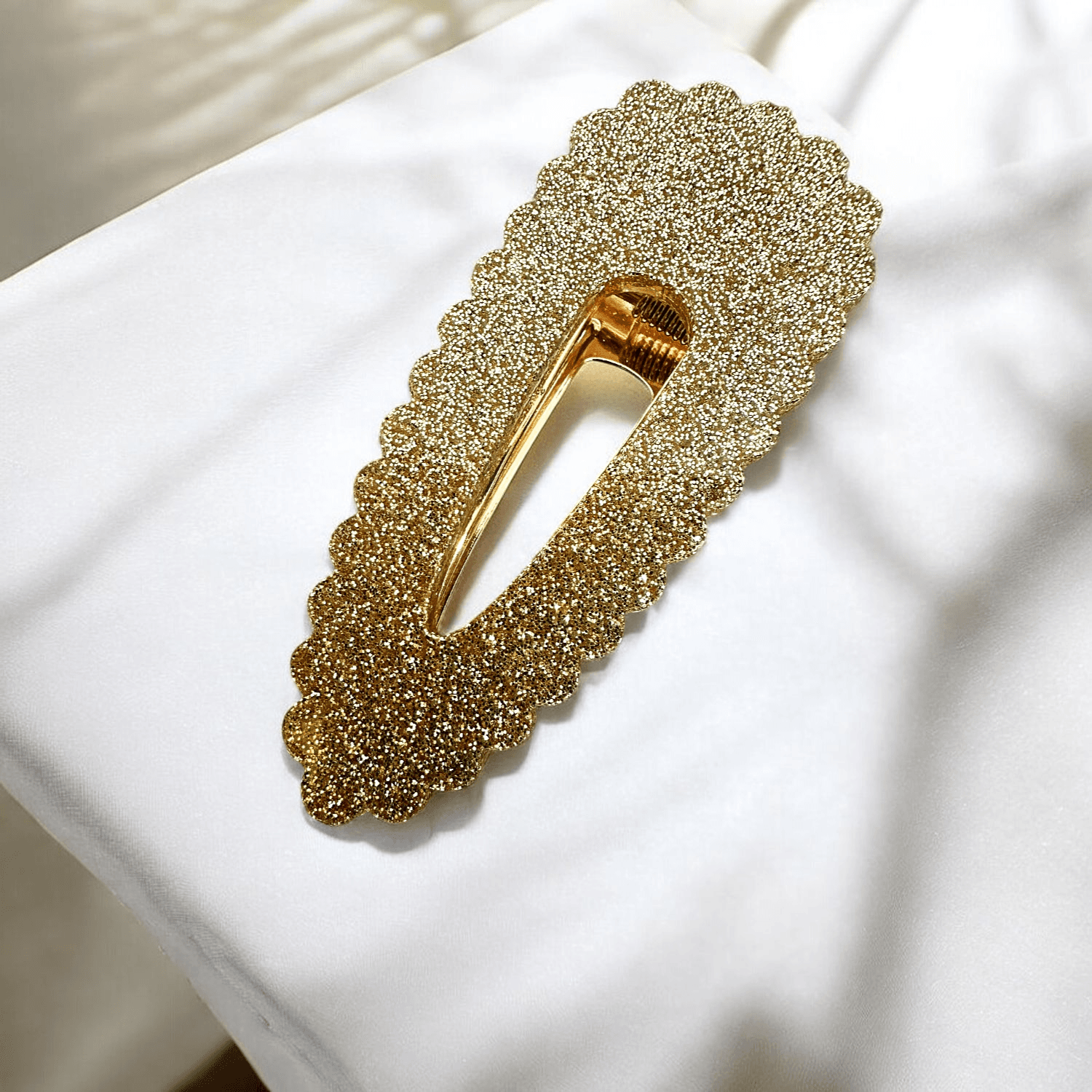 Barrette Dorée Scintillante