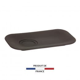 Plateau pour café gourmand basalté effet ardoise