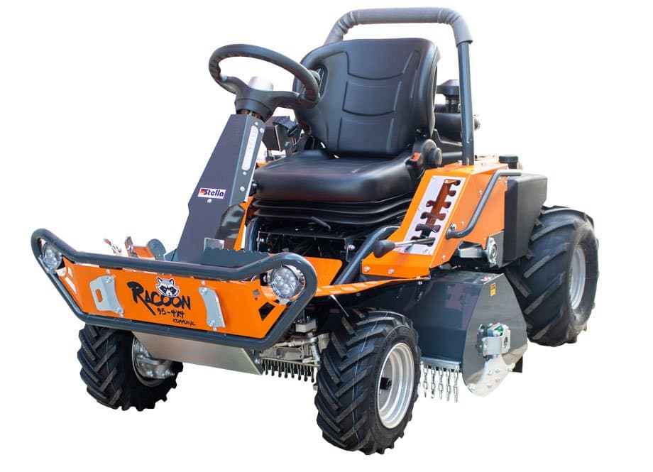 DESBROZADORA CON ASIENTO MARTILLOS STELLA RACOON 95 MUNICIPAL 4X4
