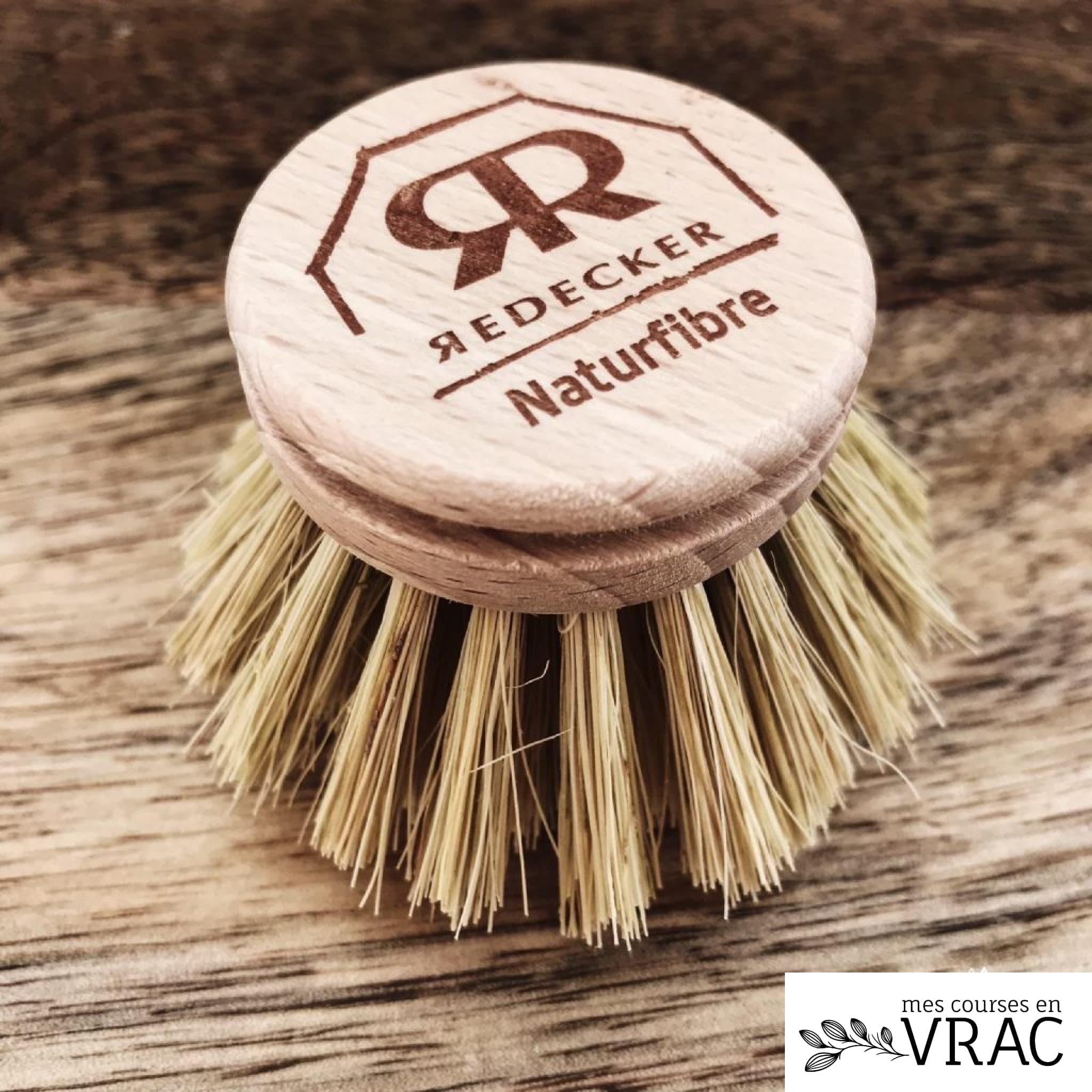 Tête de rechange - brosse vaisselle en bois