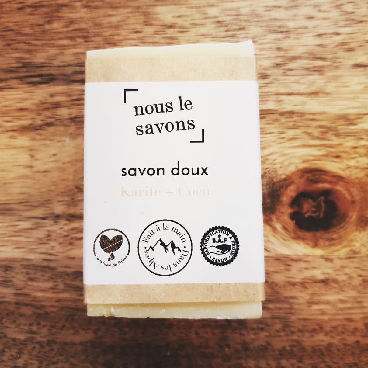 Savon doux au karité-coco - idéal nourrissons