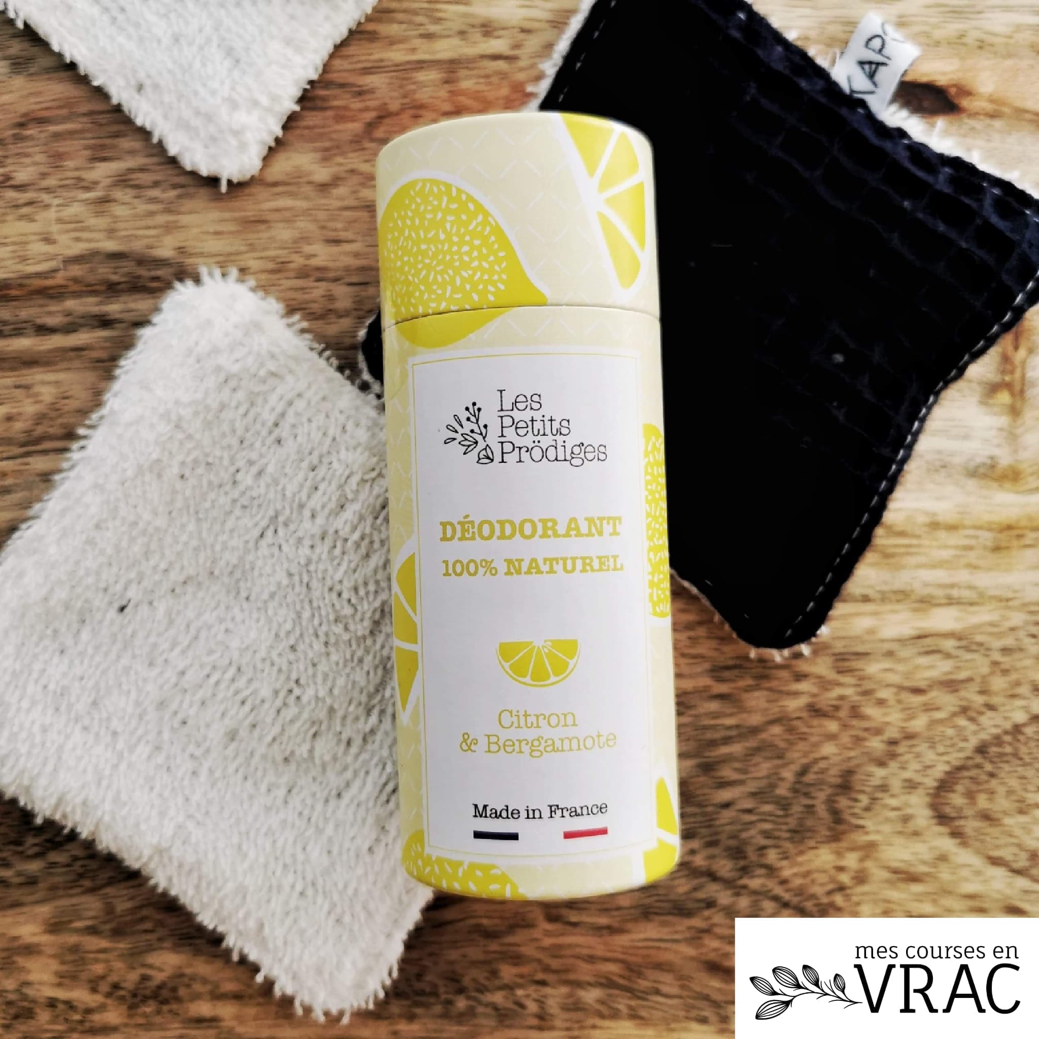 Déodorant solide - Citron & Bergamote