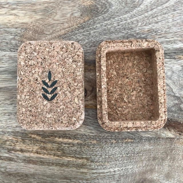 Ecrin de voyage en liège rectangle