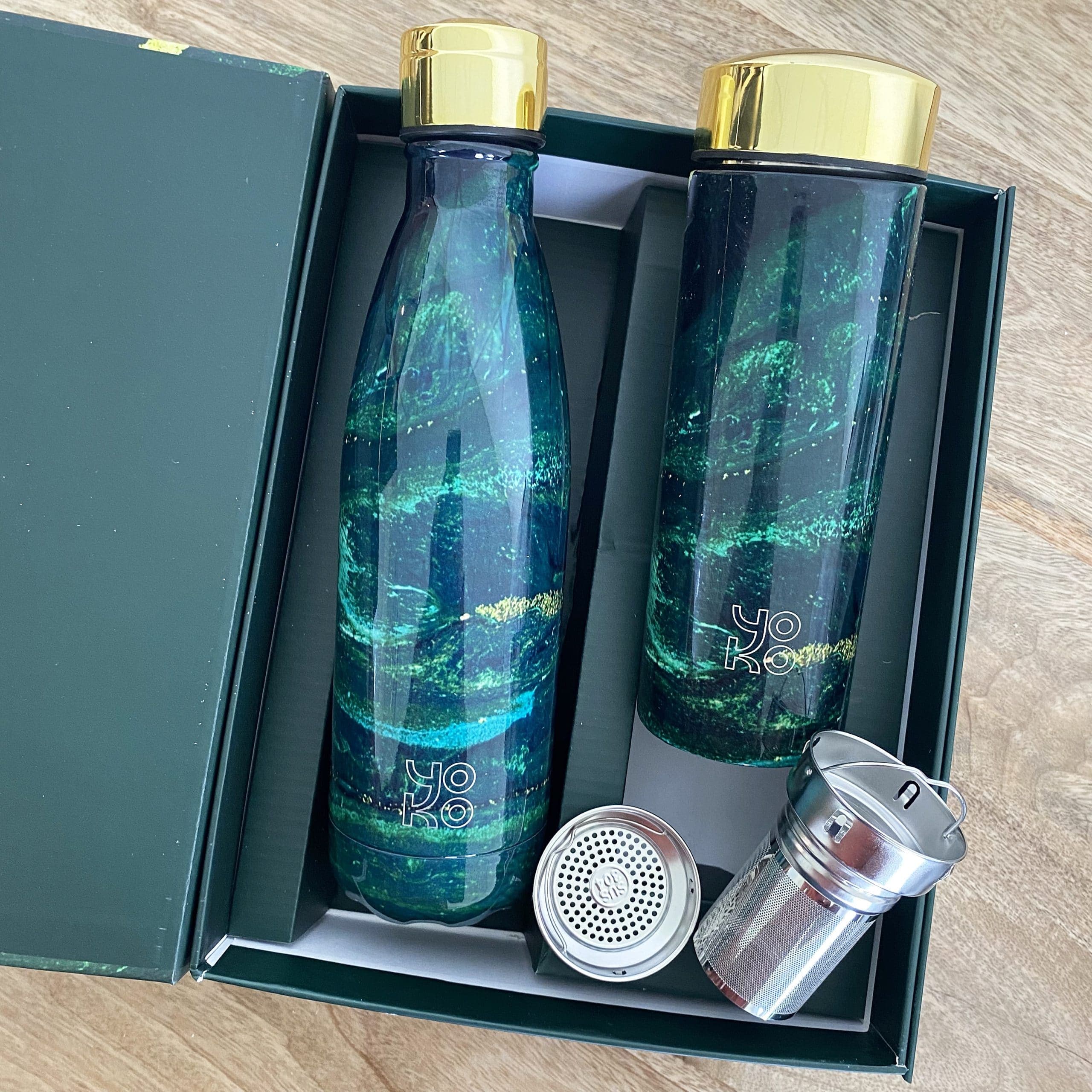 Coffret cadeau : Une gourde + une théière Jupiter