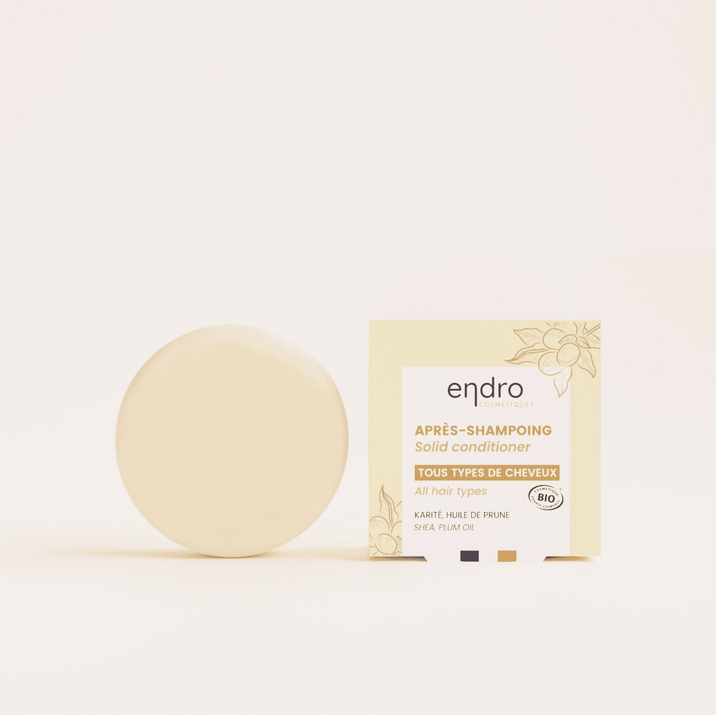 Après shampoing solide