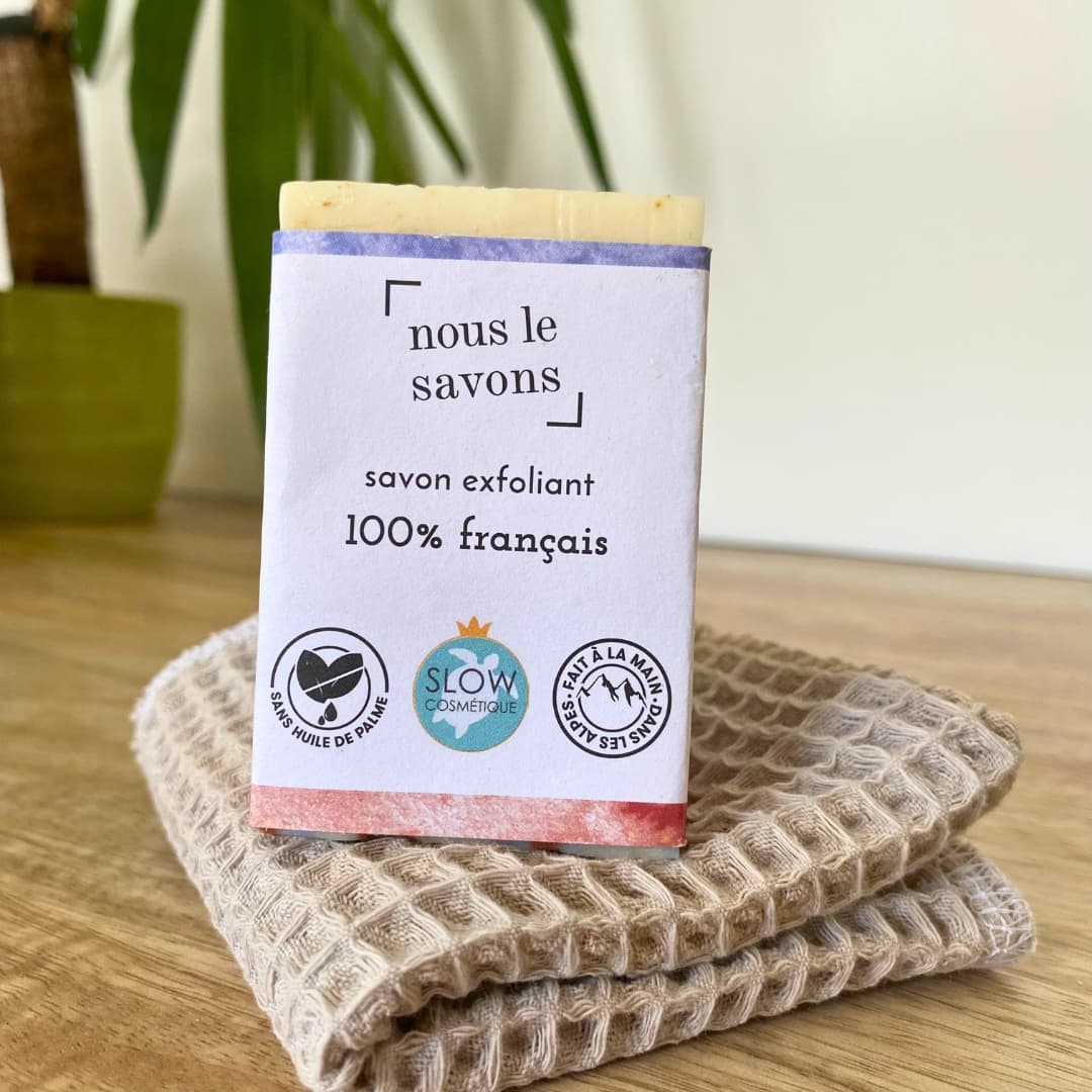 Savon bio exfoliant – 100% Français