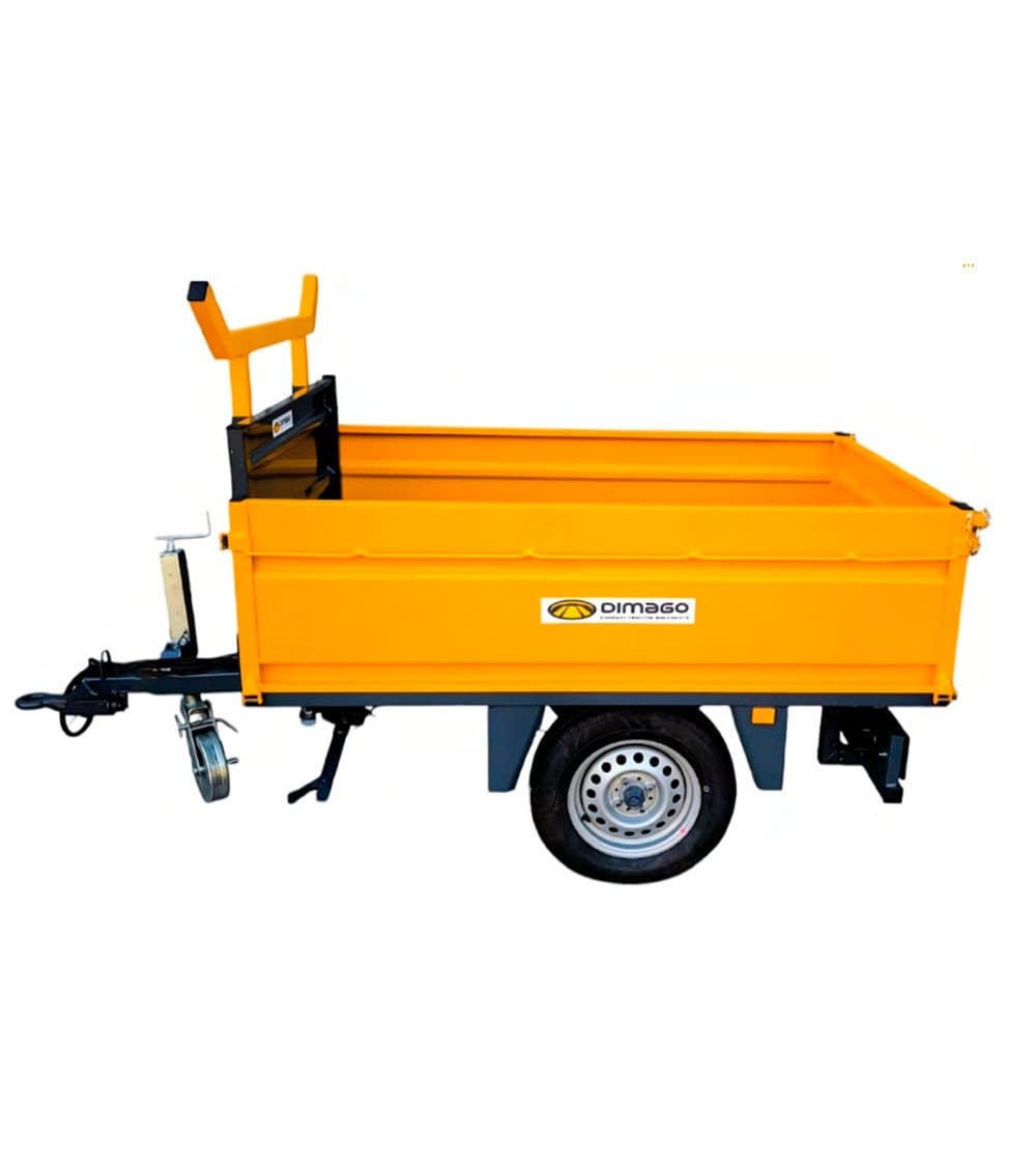Remolque mini para tractor homologado para circular Dimago