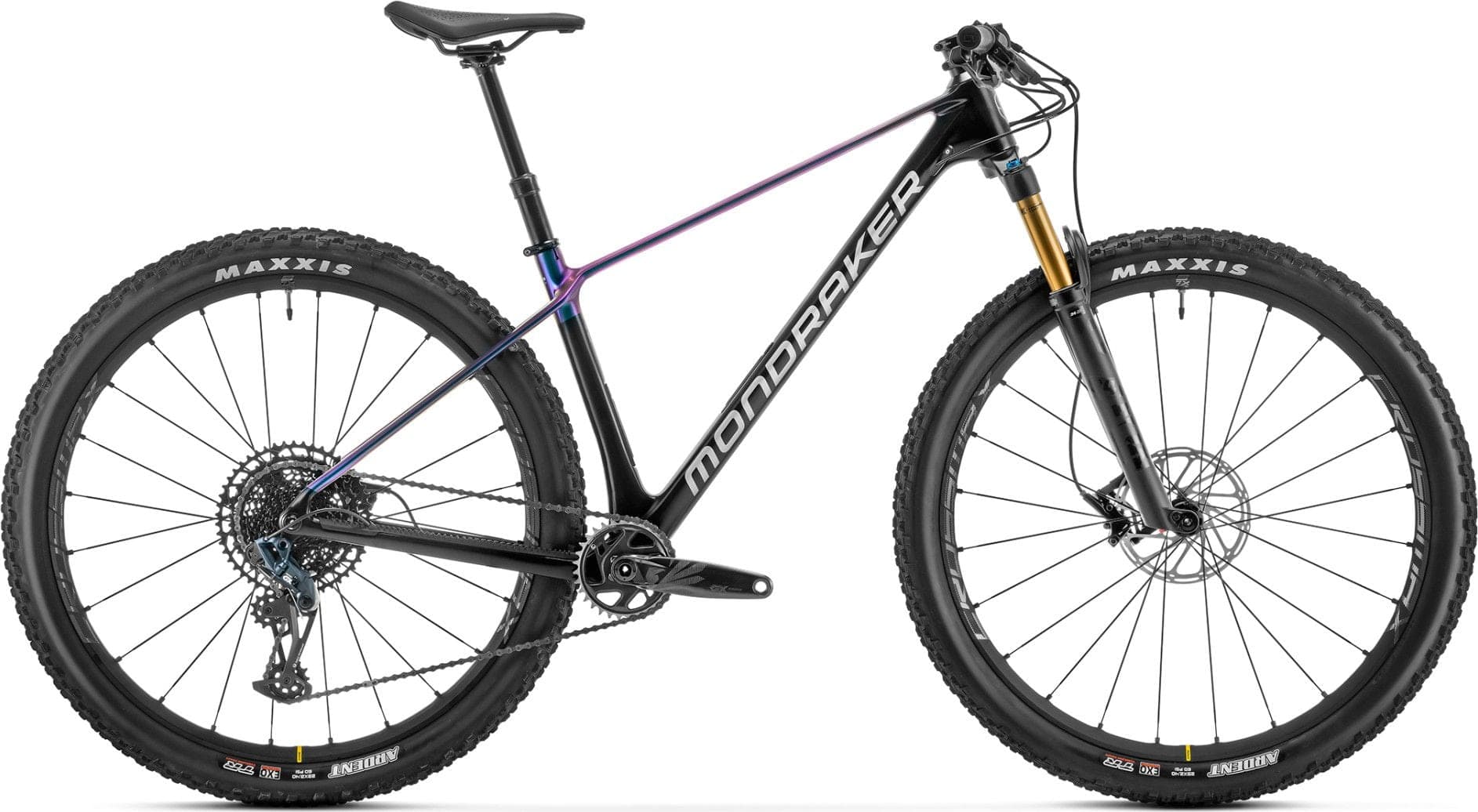 Mondraker Chrono Carbon DC RR Noir/Violet 2024 - M / 167 - 178 cm