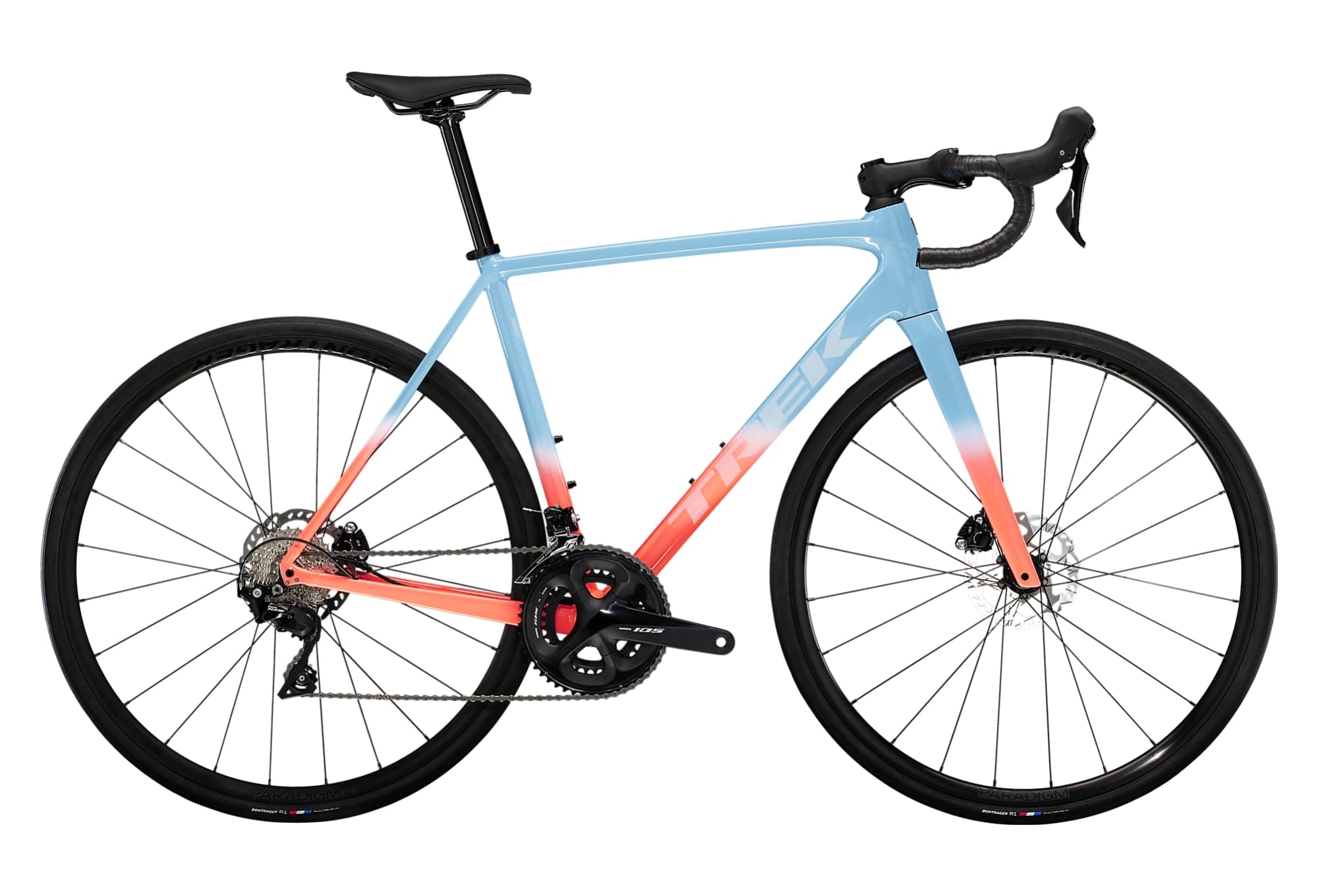 Trek Émonda ALR 5 Shimano 105 11V 700 mm Bleu / Corail 2023 - Bleu - 54 cm / 168 - 174 cm