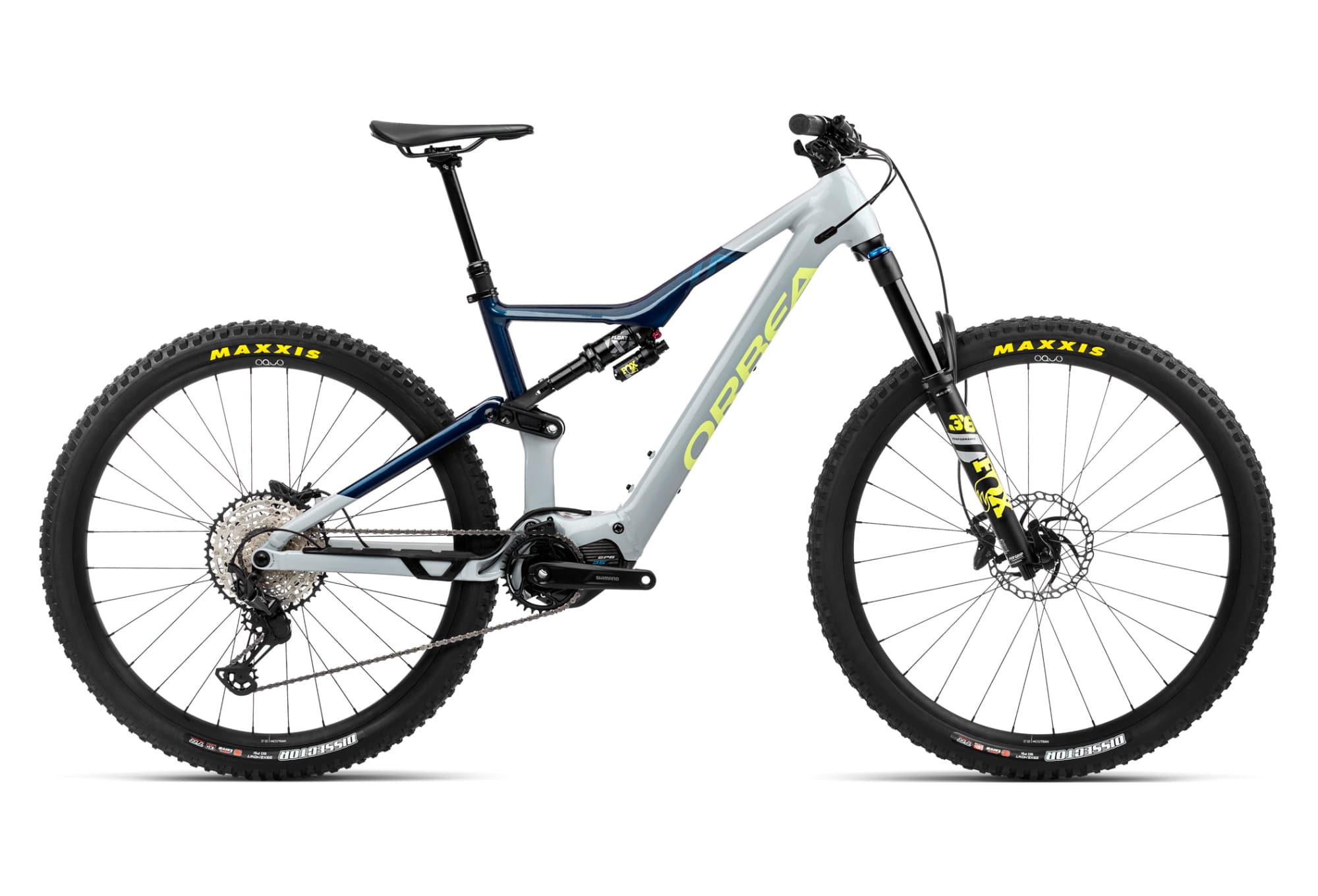 Orbea Rise H10 Gris Iceberg Bleu Moondust 2023 - Gris - M / 160 - 175 cm