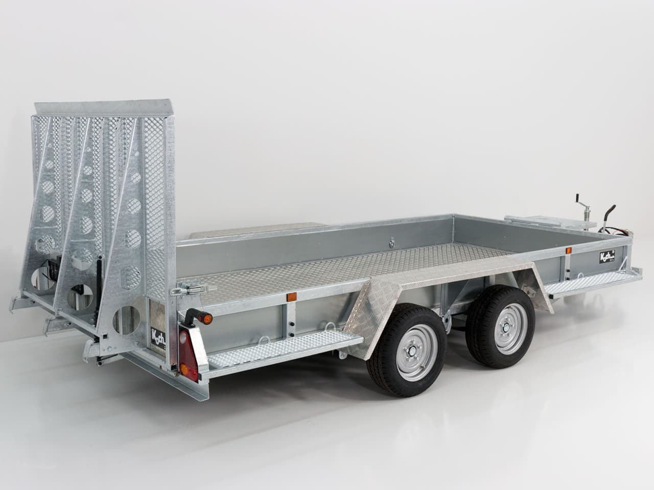 Remorque de chantier Variant Maxi Load 180×400 3,5t | Rampe | Plancher en aluminium