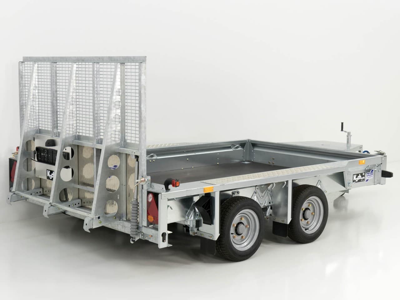 Remorque de chantier Ifor Williams GX105 HD 157×303 3,5t | rampe de chargement