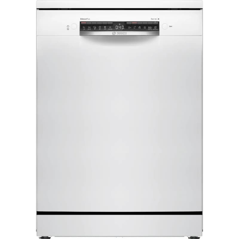 Lave-vaisselle pose libre Bosch 60 cm en acier inoxydable Série 4 SMS4EVW08E