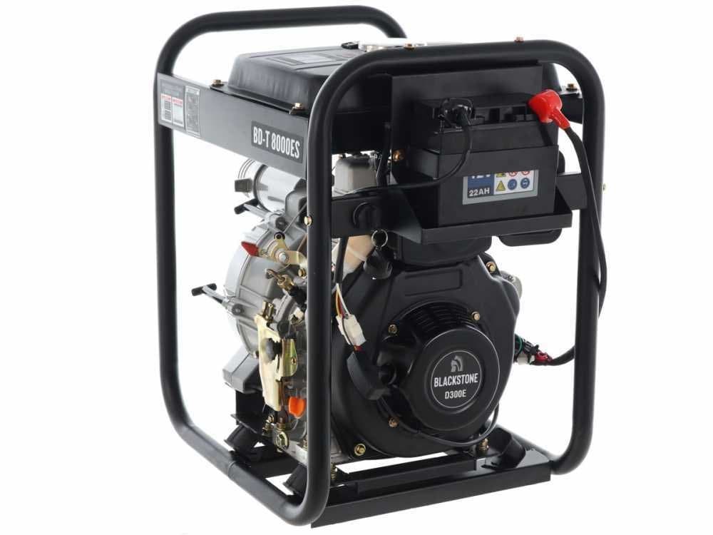 Motopompe diesel Blackstone BD-T 8000ES pour eaux sales