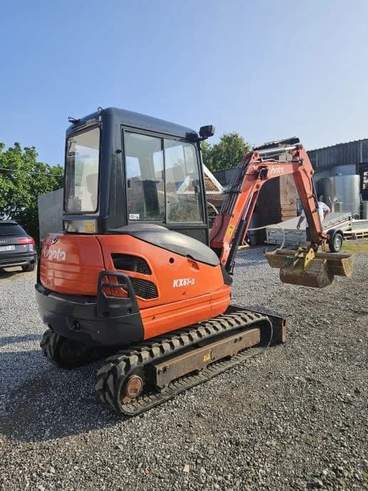 Mini Pelle Kubota KX61-3 – 2013 – Excellent État & Entretien Suivi