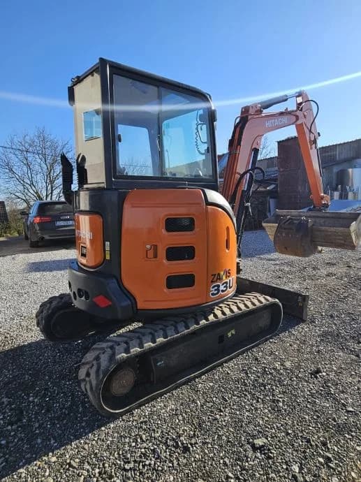 Pelle compacte Hitachi Zaxis U33 (2014) – 3,5 t – Équipement complet