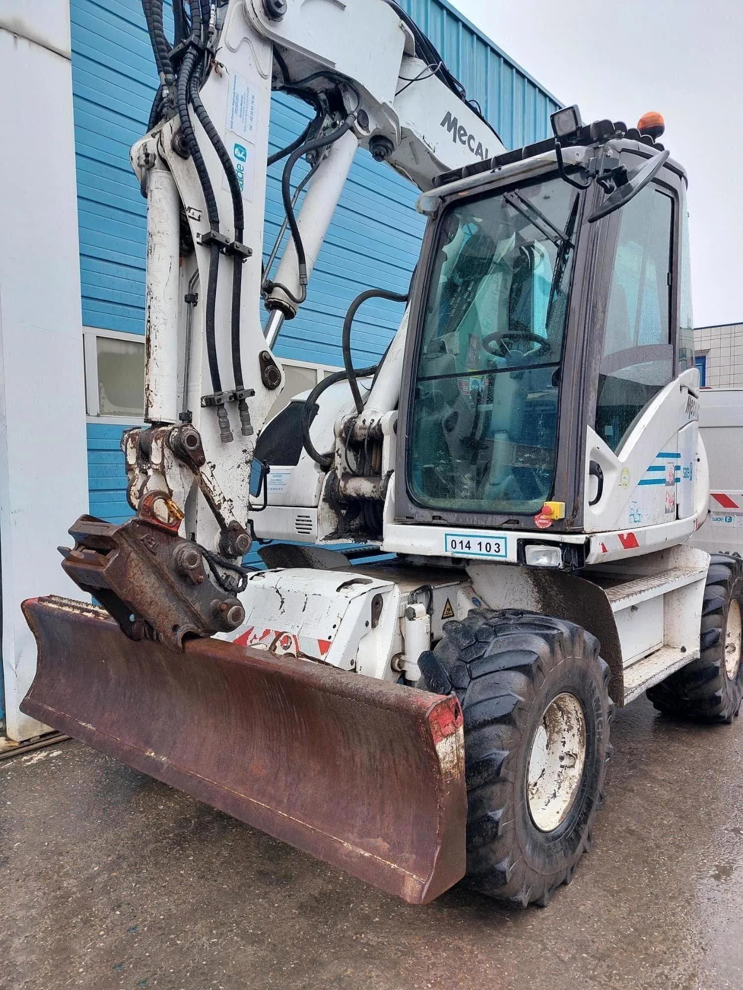 Pelle sur Pneus MECALAC 714MW – 2012