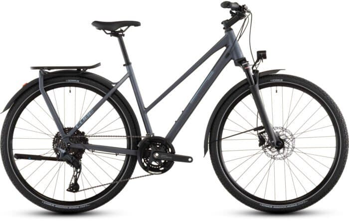 Cube Kathmandu EXC metallicgrey´n´chrome Trapeze - 46 cm