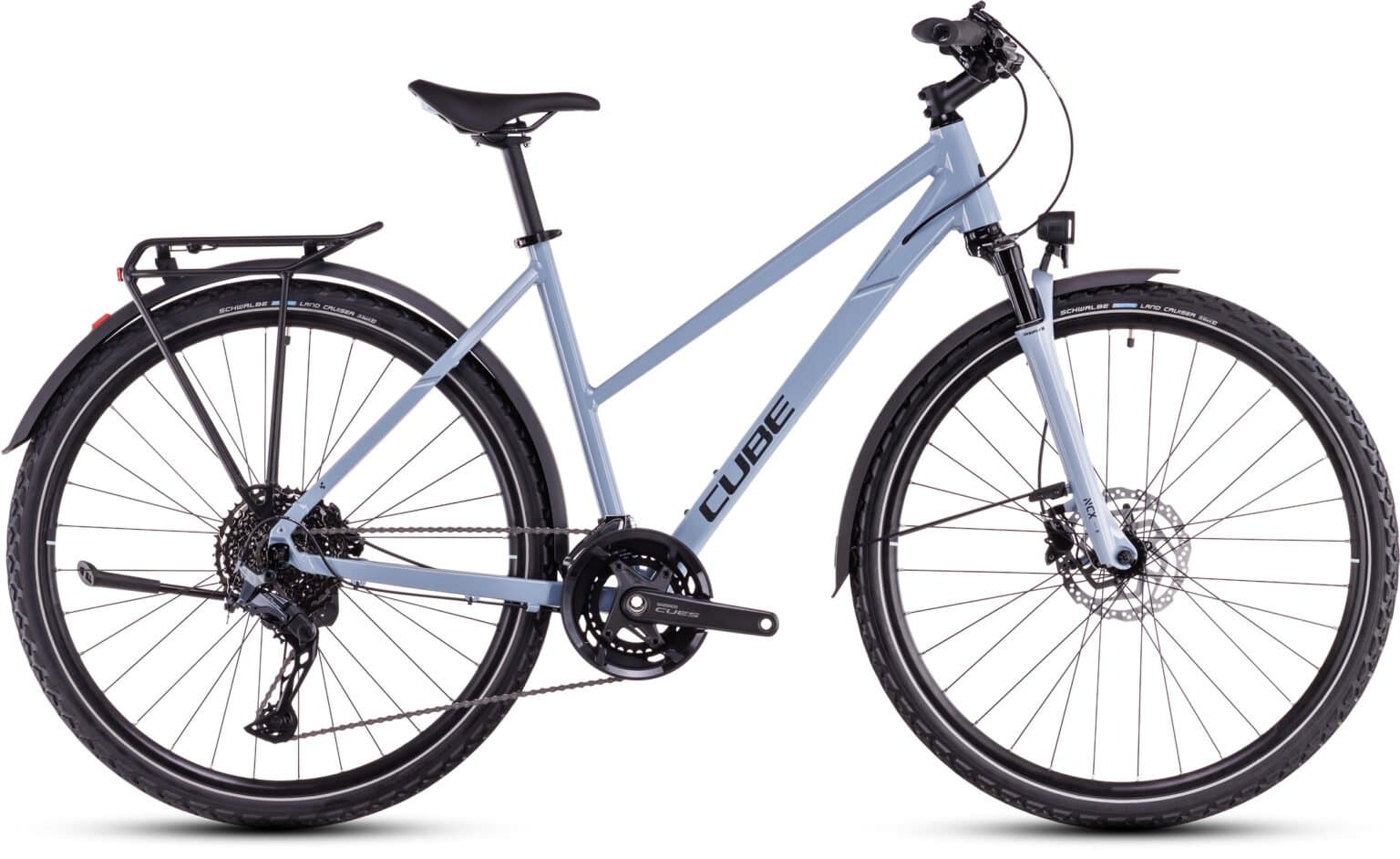 Cube Nature EXC Allroad Lady pigeonblue´n´black - 58 cm