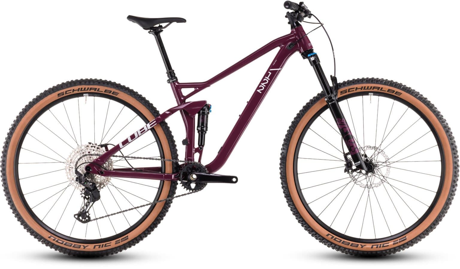 Cube Stereo ONE22 Race wine´n´grey - XS