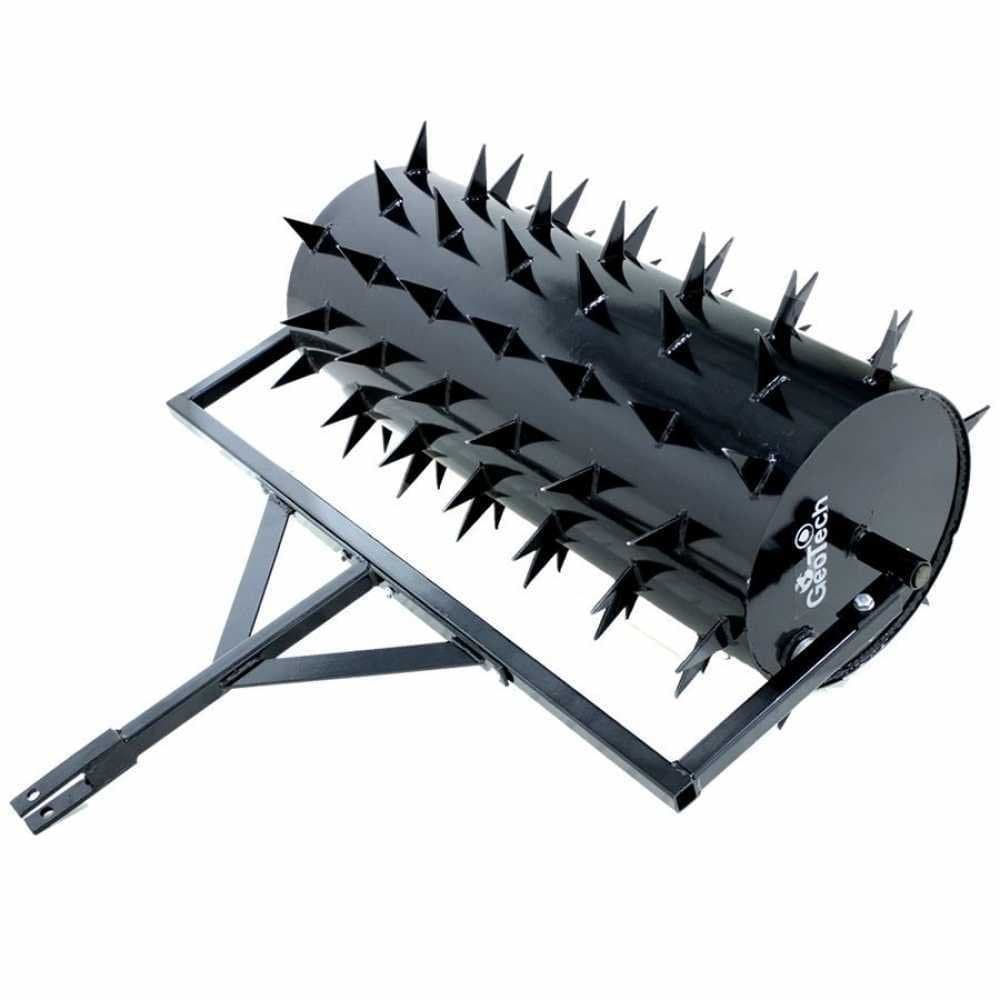 Rodillo aireador de pinchos 92 cm de acero para tractores cortacésped