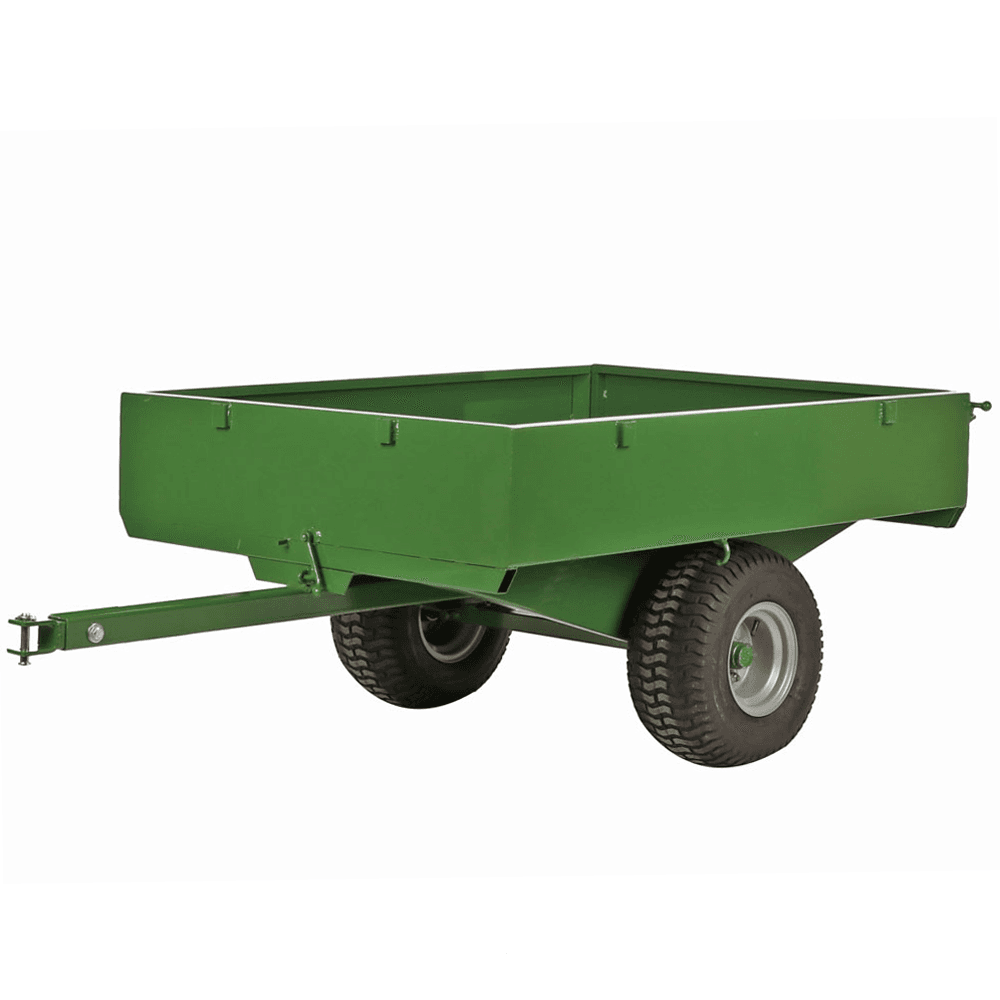 Francini FQ4 - Remolque de acero para tractor cortacésped - 120x90(h 25 cm)
