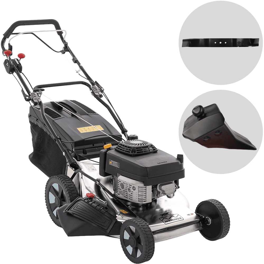 Marina Systems MX 57 SK 3V - Cortacésped de gasolina autopropulsado - Motor Kawasaki FJ180V