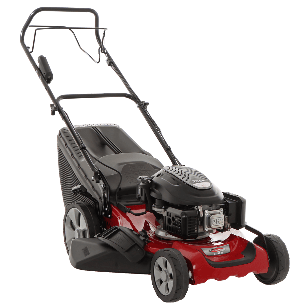 Castelgarden XC 53 SE - Cortacésped de gasolina autopropulsado - 4 en 1 - Motor de 166 cc