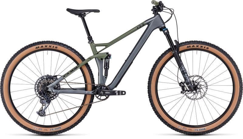 Cube Stereo ONE22 HPC TM 29 flashgrey´n´olive - S