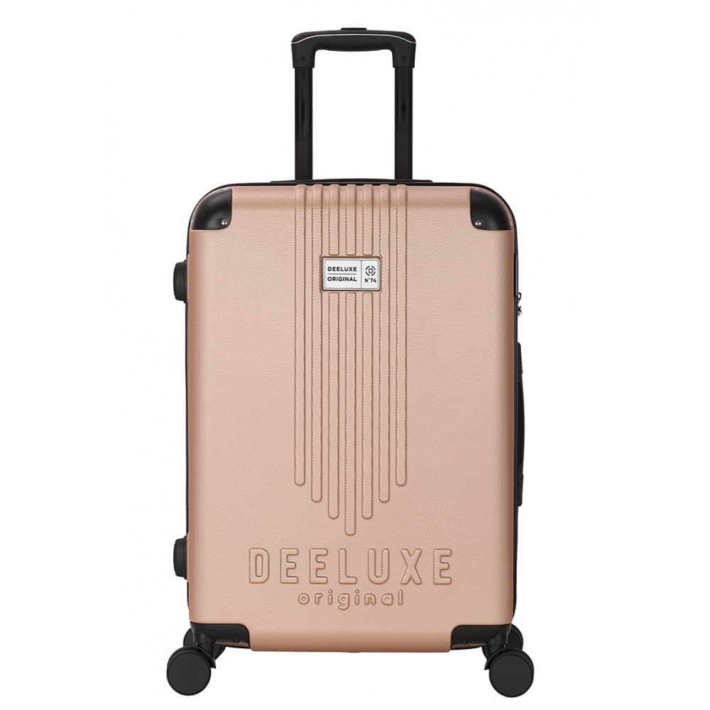 Valise Moyenne 4 roues 65cm rigide - CITYVIEW - DEELUXE Champagne - DEELUXE