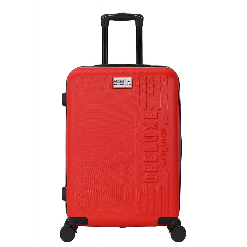 Valise Moyenne 4 roues 65cm rigide - CITYVIBE - DEELUXE Bordeaux - DEELUXE