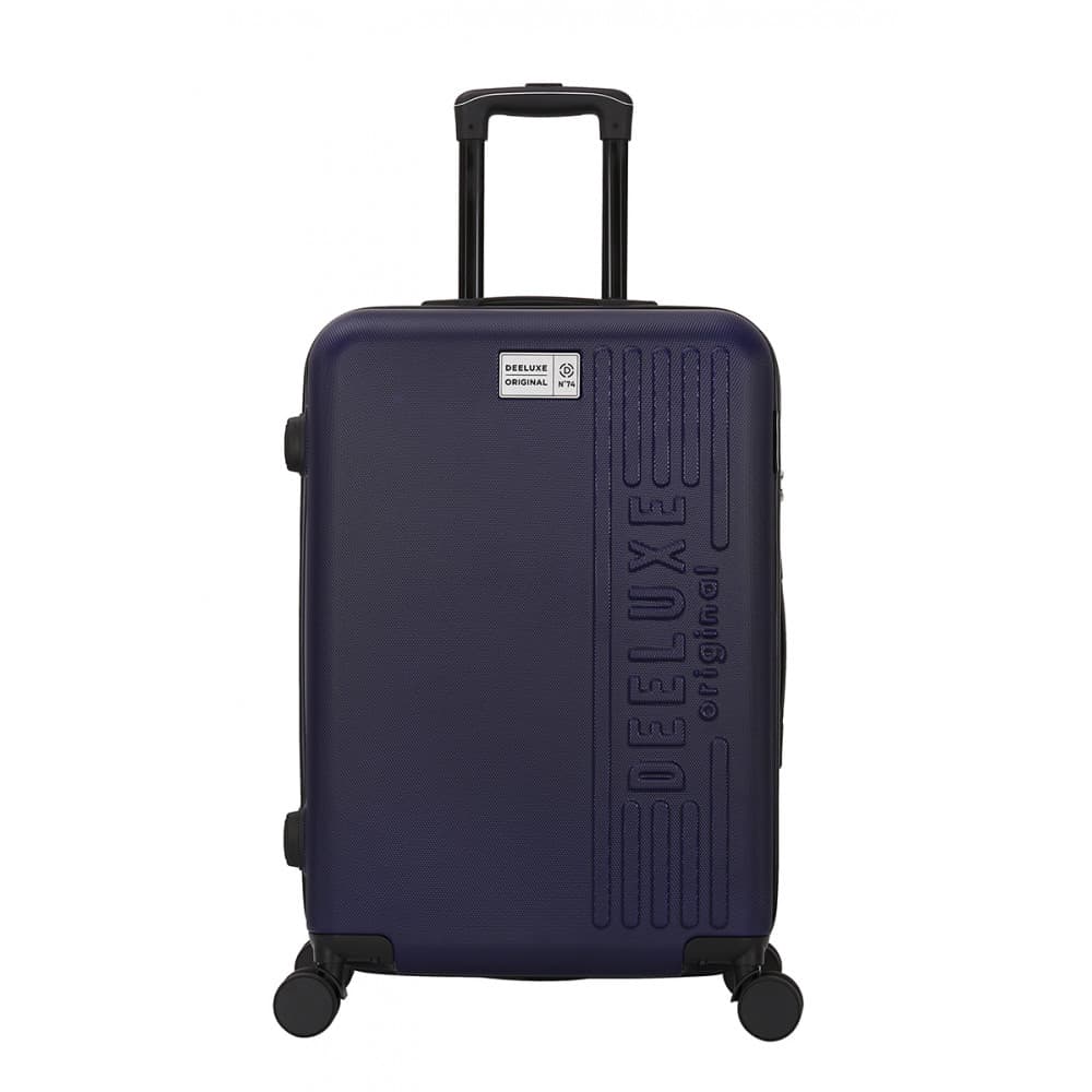 Valise Moyenne 4 roues 65cm rigide - CITYVIBE - DEELUXE Bleu Marine - DEELUXE