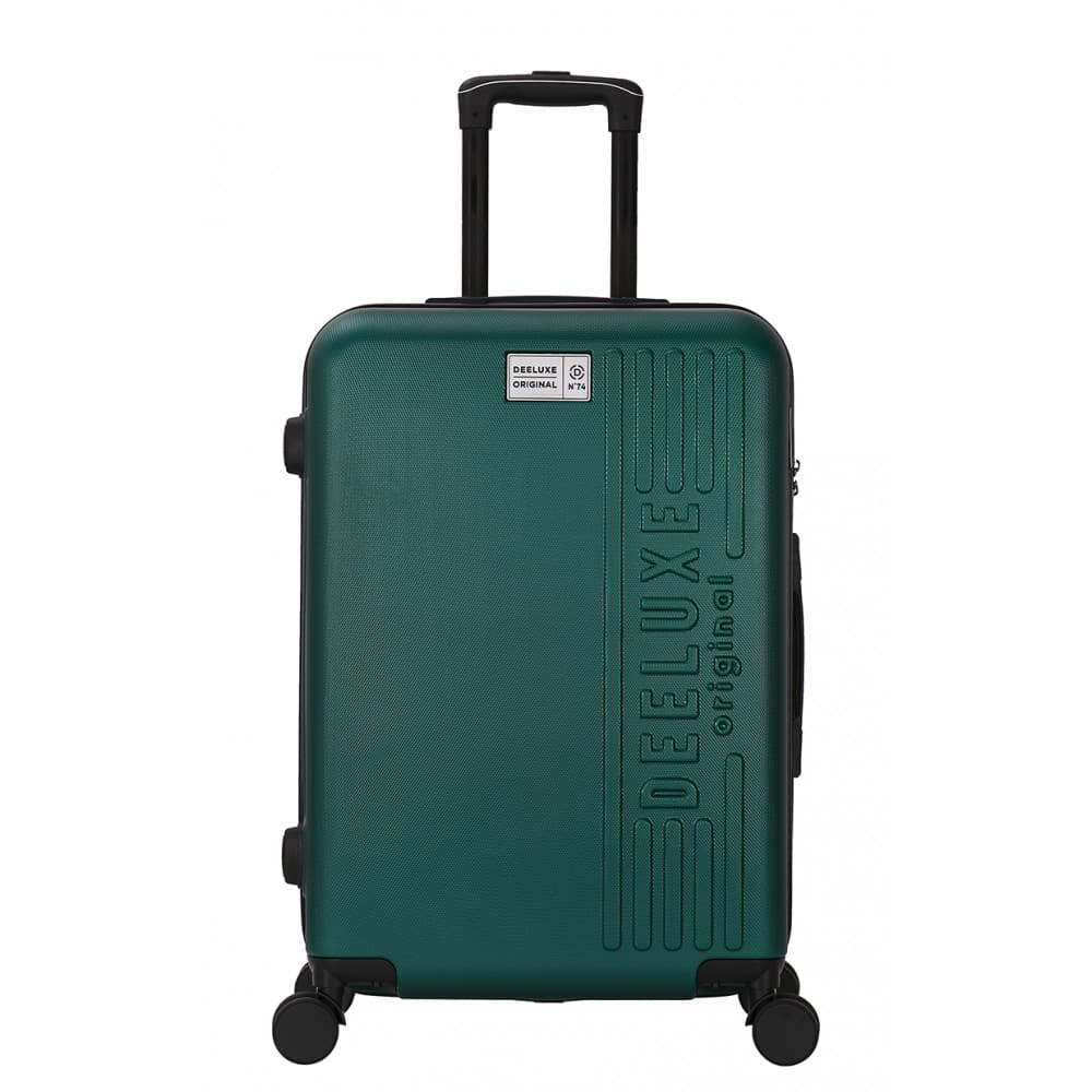 Valise Moyenne 4 roues 65cm rigide - CITYVIBE - DEELUXE Vert Sapin - DEELUXE