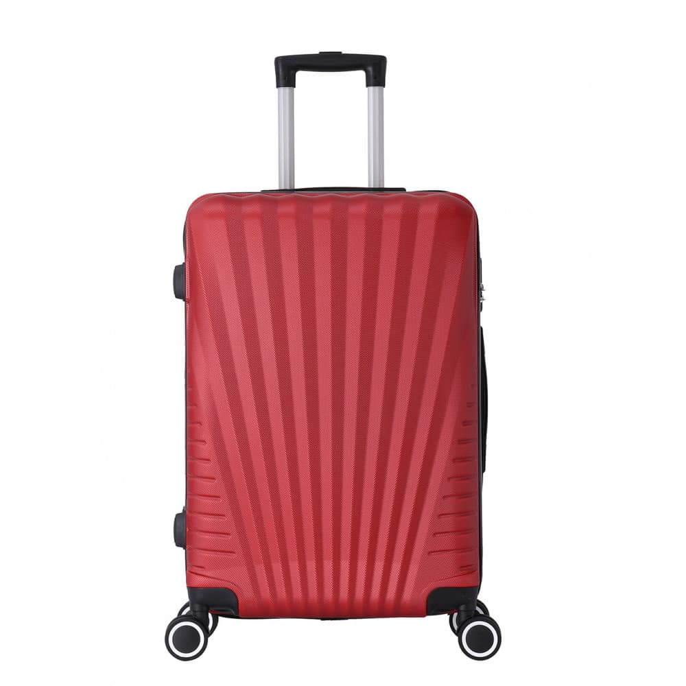 Valise Moyenne 4 roues 65cm Rigide ABS - Elegance - Trolley ADC Bordeaux - Trolley ADC
