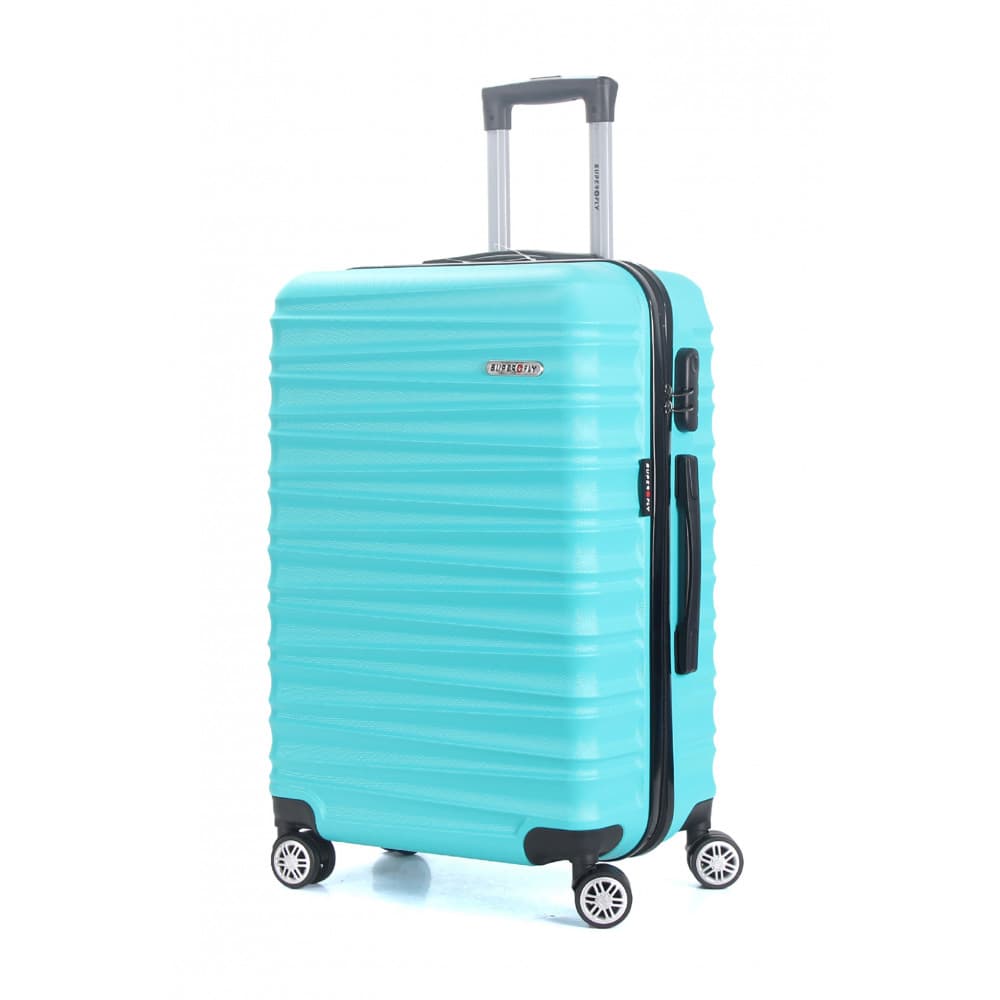 Valise Moyenne 4 double roues 65cm ABS - Palma - SuperFly Bleu Lagon - SuperFly