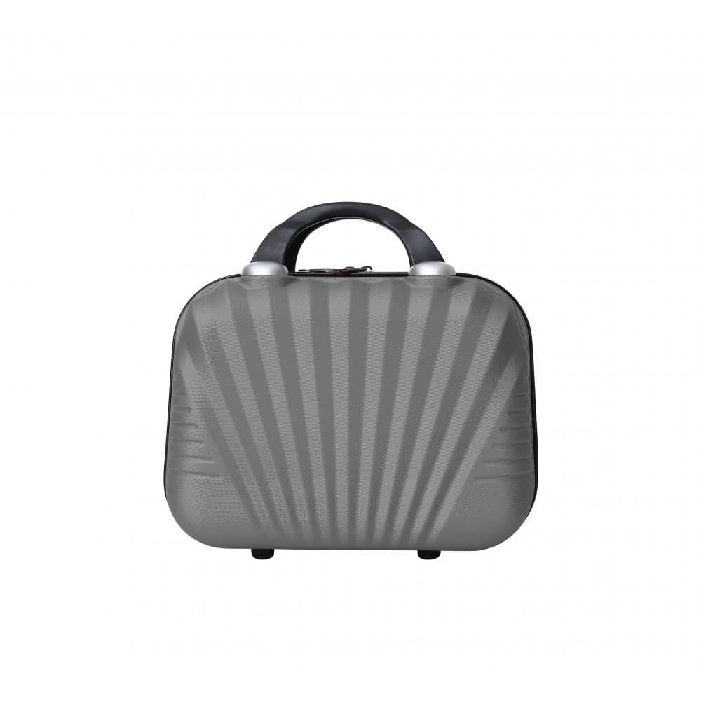 Vanity Trousse de Toilette ABS 29cm - Elegance - TROLLEY ADC Gris - Trolley ADC