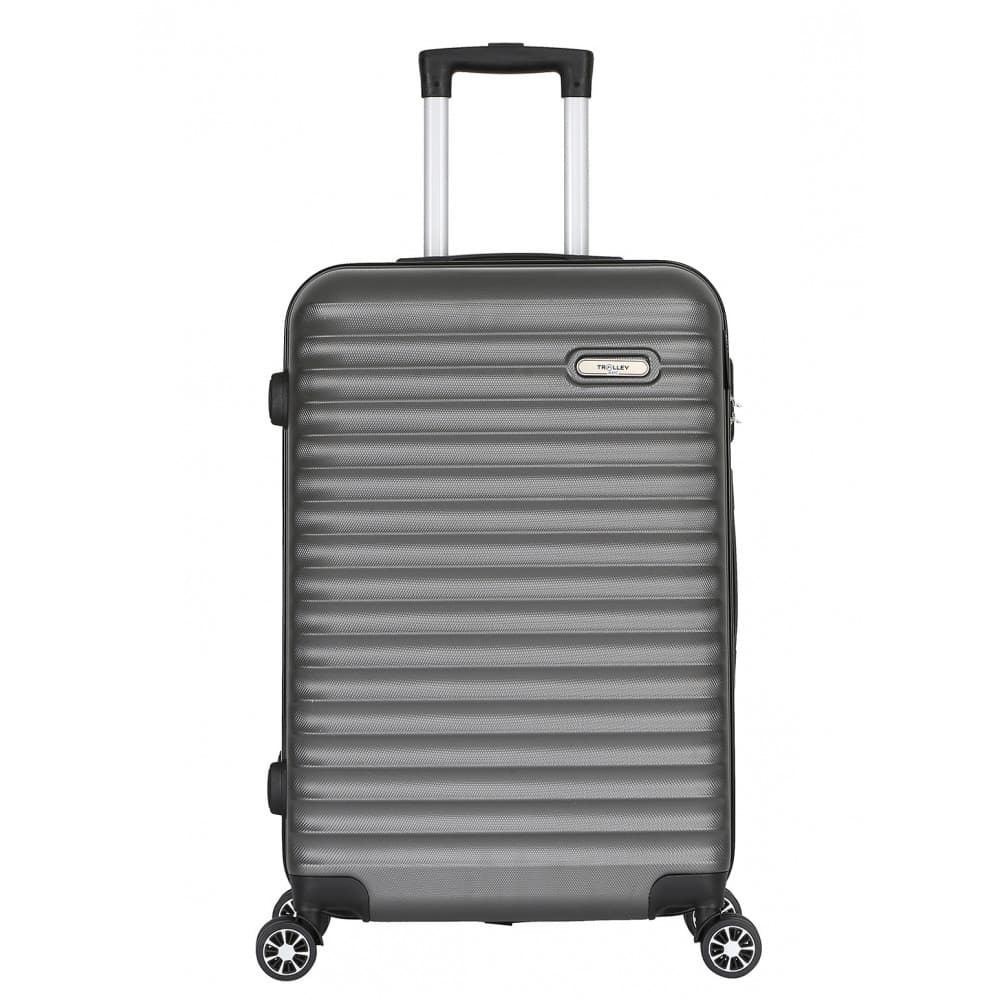 Valise Grande taille 4 roues 75cm ABS - Classiq - Trolley ADC Gris - Trolley ADC