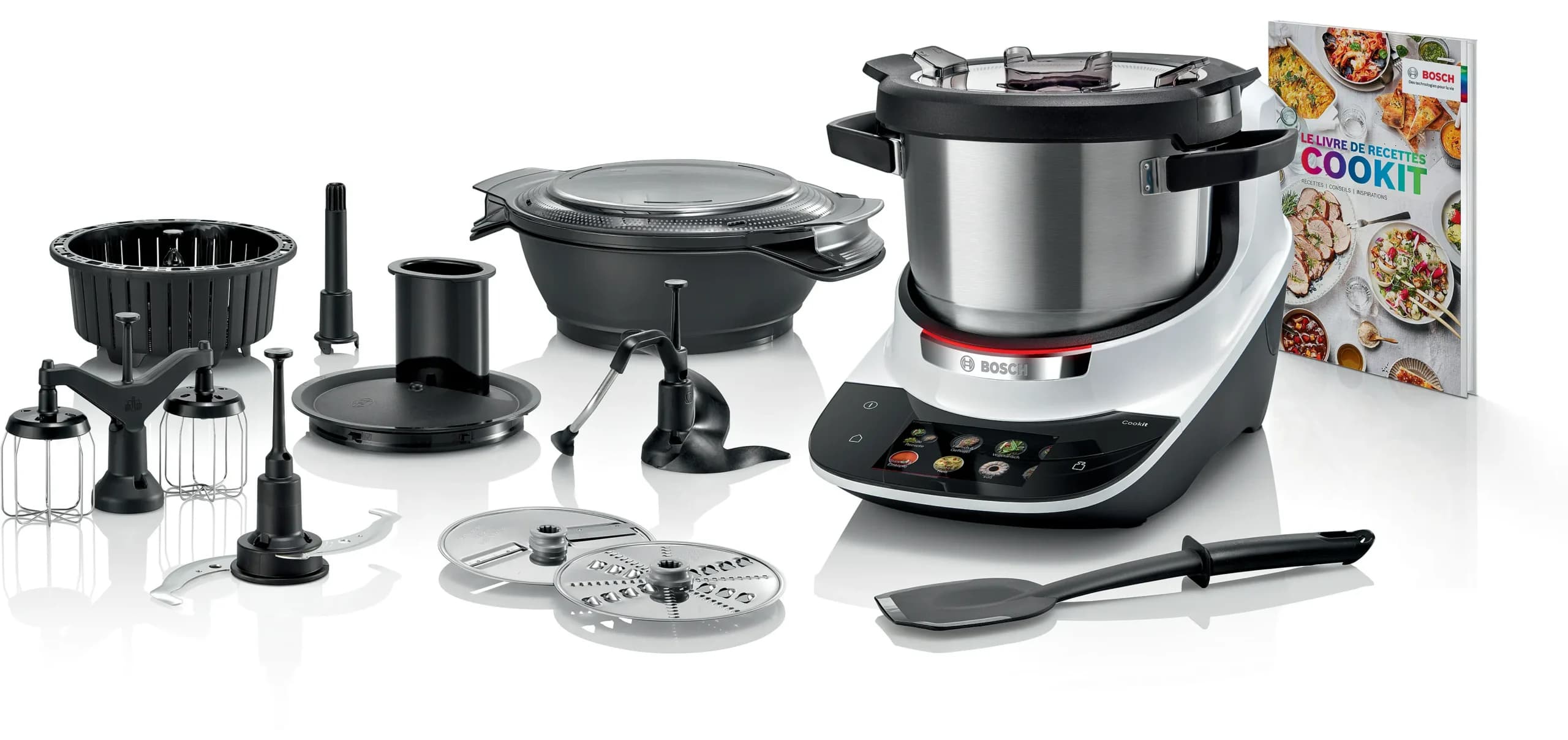 Bosch Cookit Robot cuiseur multifonction, Cookit Blanc