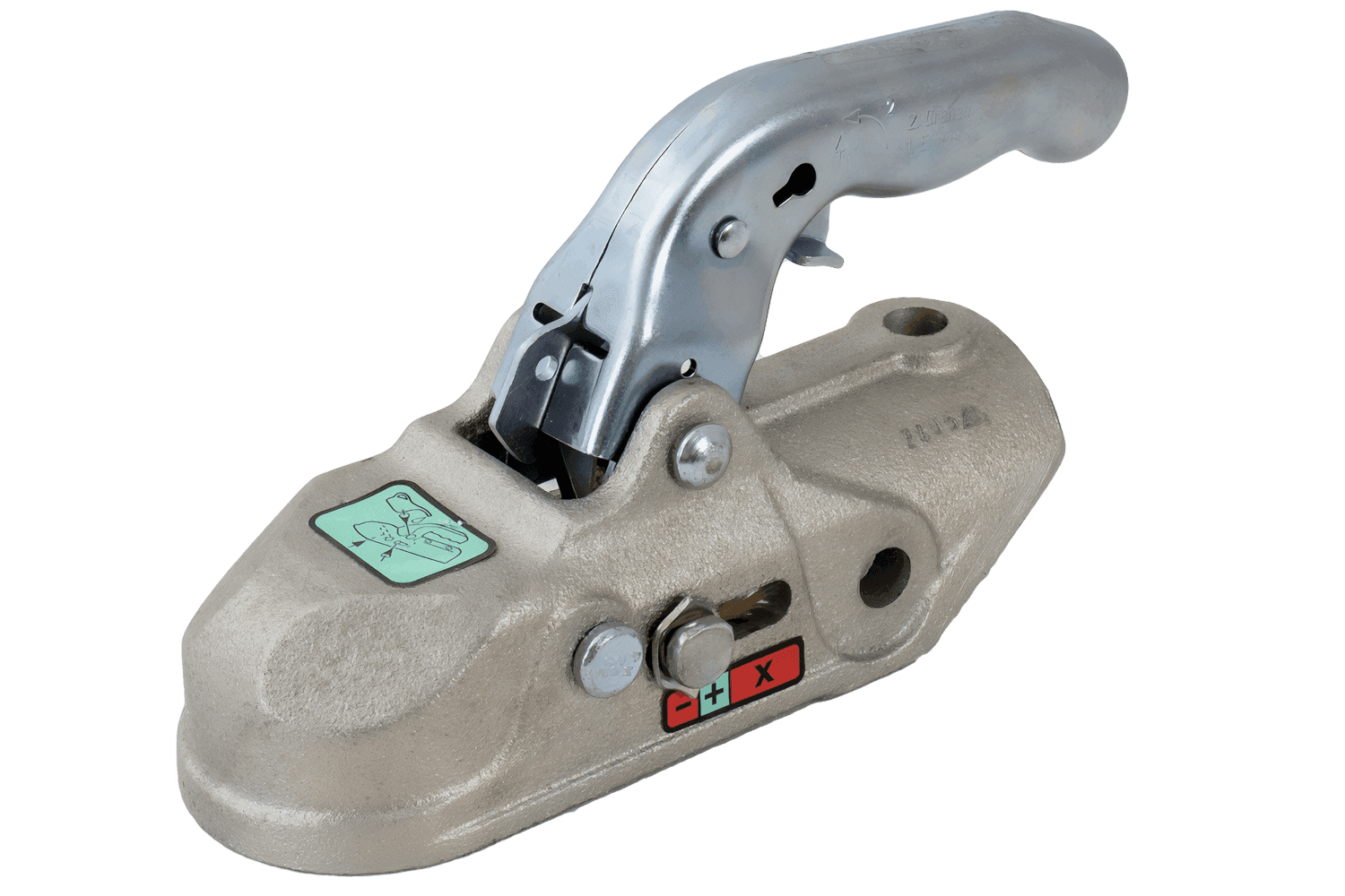 KNOTT K27-A Kugelkupplung für Anhänger 3000 kg mit Zugdeichsel rund von 50 mm, aus Gusseisen